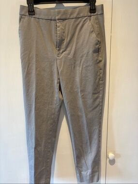 Banana Republic Light Gray Cropped Pants